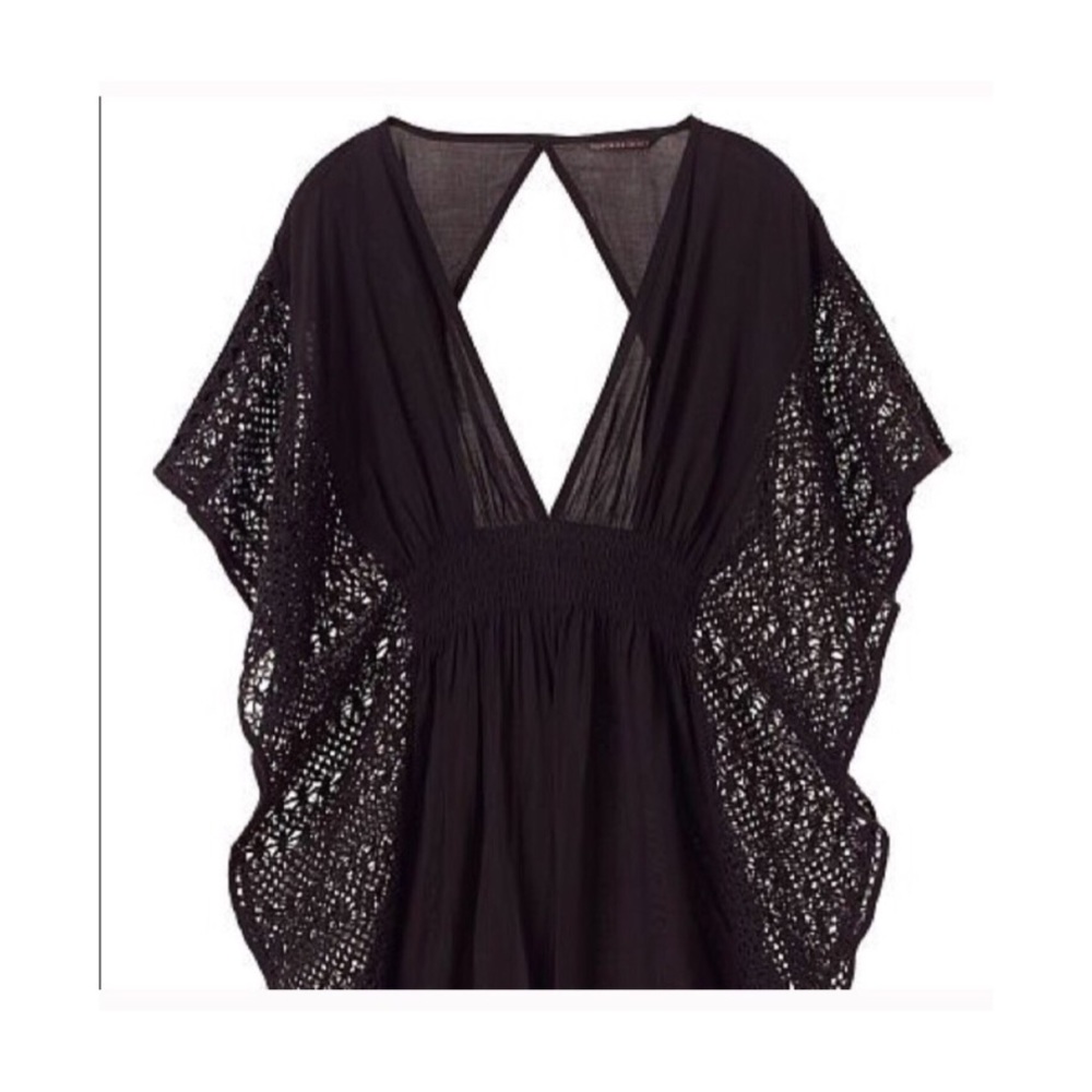 Victoria Secret black bathing suit cover up dress